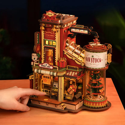 3D Wooden Puzzles  | Robotime Rokr Dream Gift Factory Model Kits
