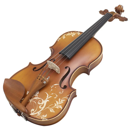 IRIN Violin 4/4 Acoustic Violin Spruce Solid Wood Fiddle with Case Bow Strings Shoulder Rest Cloth Violin Accessories