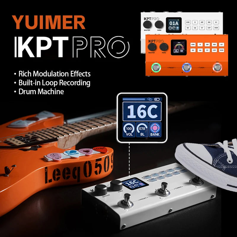 KPT PRO Multi-Effects Pedal Upgraded Version from YUIMER
