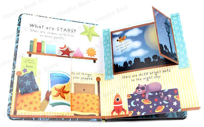 Very First Questions and Answers:  What are Stars Usborne Lift the flap Children's Activity English Learning Book Montessori