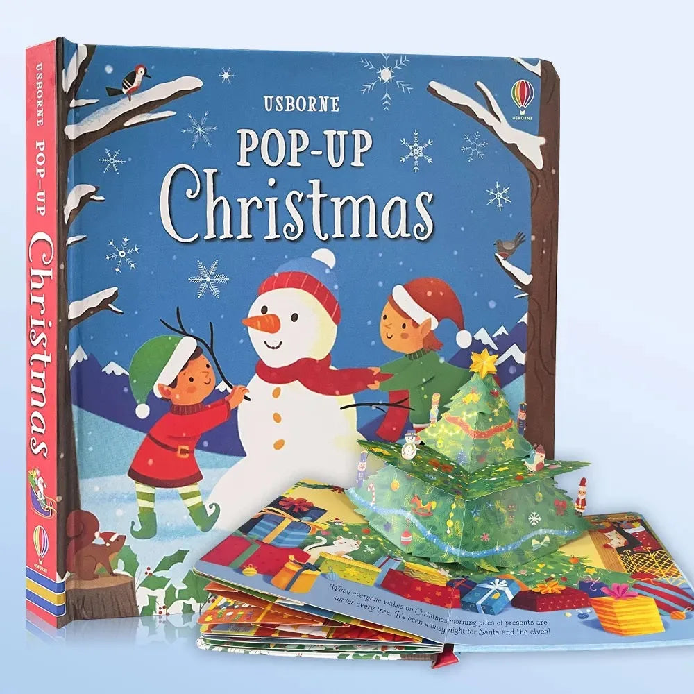Kids 3D Pop Up Flap Picture Montessori Reading Book -  Enlighten Learning