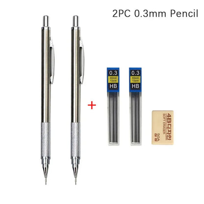 Mechanical Pencil Set | 0.3 0.5 0.7 0.9 1.3 2.0mm