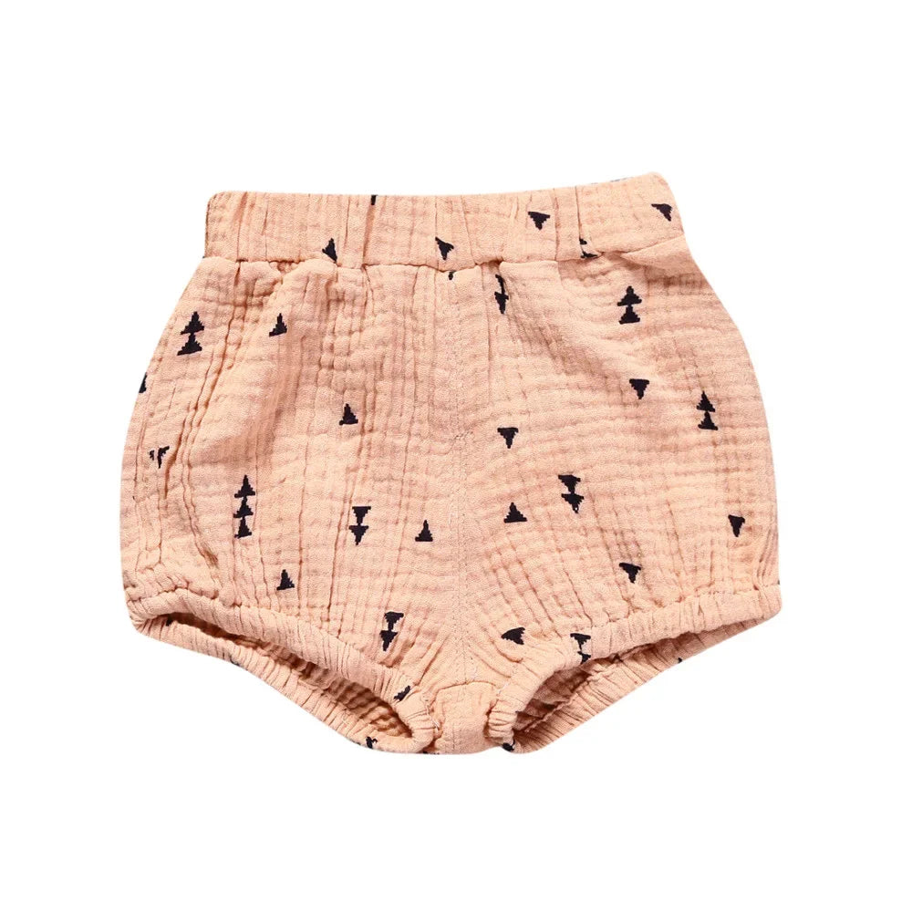 Comfortable Cotton Linen Toddler Shorts 3M-6Y