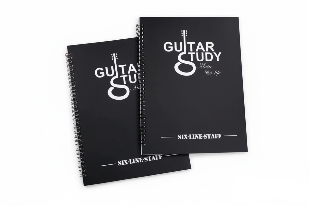 Blank Six-Line Music Notebook