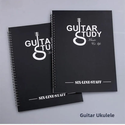 Blank Six-Line Music Notebook