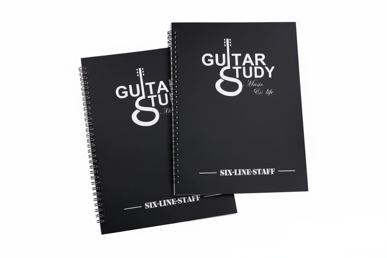 Blank Six-Line Music Notebook