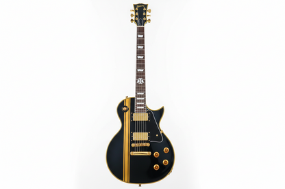 Matte Black Iron Cross Relic  Electric Guitar