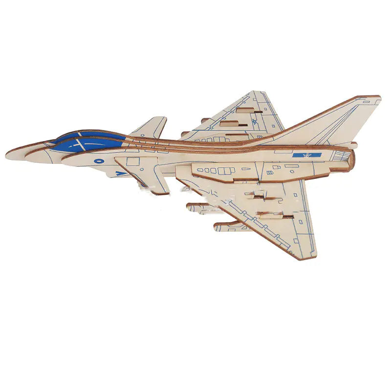 Kids' Creative Wooden 3D Learning Puzzle