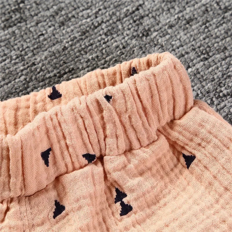 Comfortable Cotton Linen Toddler Shorts 3M-6Y