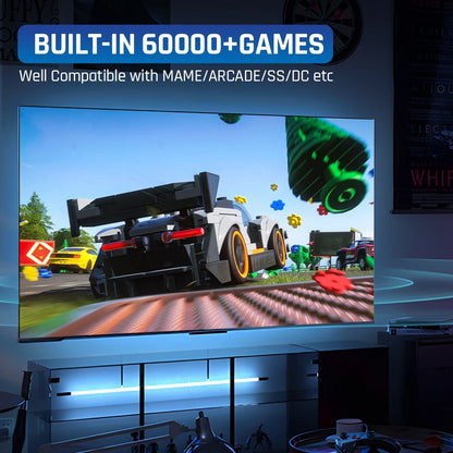 X2 Pro Game Box | Retro Video Game Console - 60000 Video Games for ARCADE/MAME/DC/SS with Gamepad