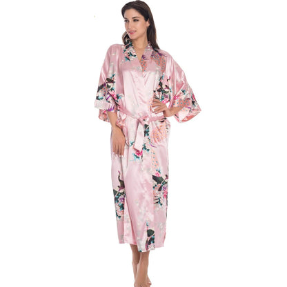 Women's Long Bathrobe Kimono