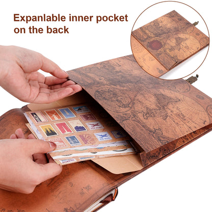 DIY Our Adventure Book Leather Photo Album - 180 Pages