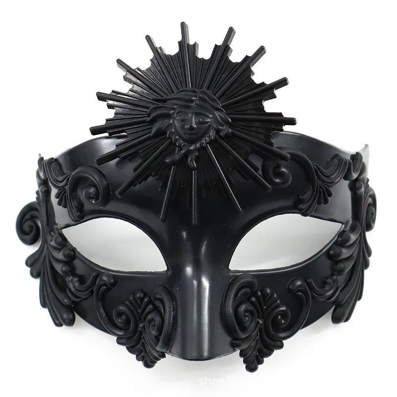Cross-border Halloween Venice Ancient Greece and Rome Mask Egyptian Men's Masquerade Samurai Mask