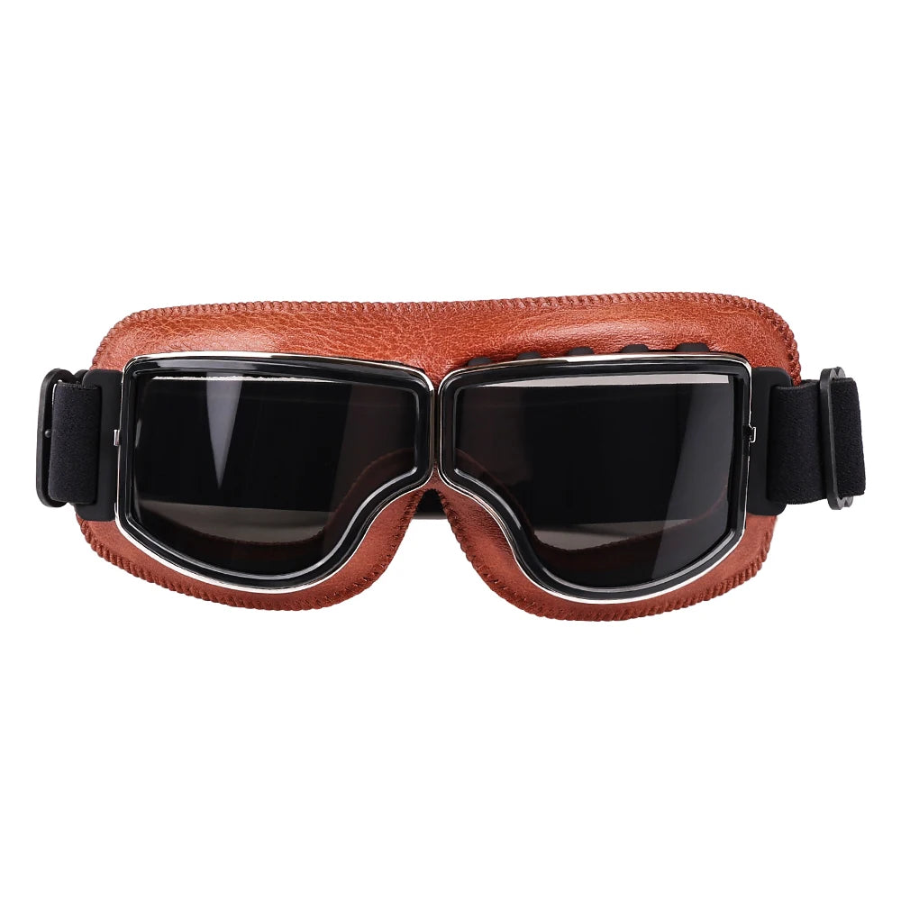 Retro Motorcycle Helmet Goggles