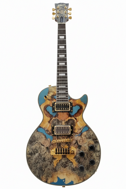 Custom  Ebony fretboard, gold hardware Electric Guitar - 01236