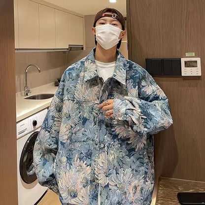 Men's Blue Lotus Coat