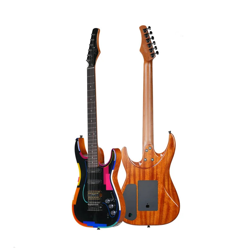 [Incl. Taxes] 37″ Professional Intelligent Electric Guitar with Effects for Beginner Adult Kid Children Smart Travel Guitar