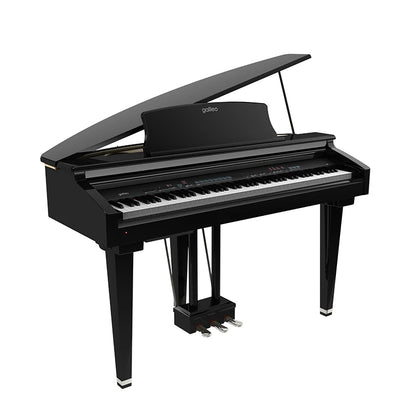 88 Hammer Action Mini-Grand Digital Piano with Bench - G3 Black Hi-gloss