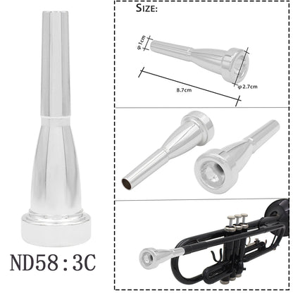 SLADE Brass Instrument Trumpet Mouthpiece Multiple Choice Options Available for Trumpet/Youth Trumpet/Horn/Cornet/Trombone