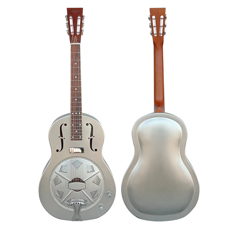 Bluegrass Single Cone Resonator Guitar With Antique Finish