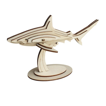 DIY 3D Wooden Puzzle Models