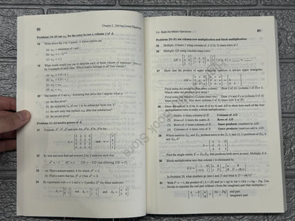 Introduction To Linear Algebra 5th Edition By Gilbert Strang English Original Mathematics Research Advanced Numbers Study Book
