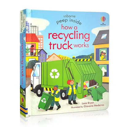 Usborne Peep Inside How Works Series Scientific Knowledge Learning Picture Book in English Daily Bedtime Reading Book