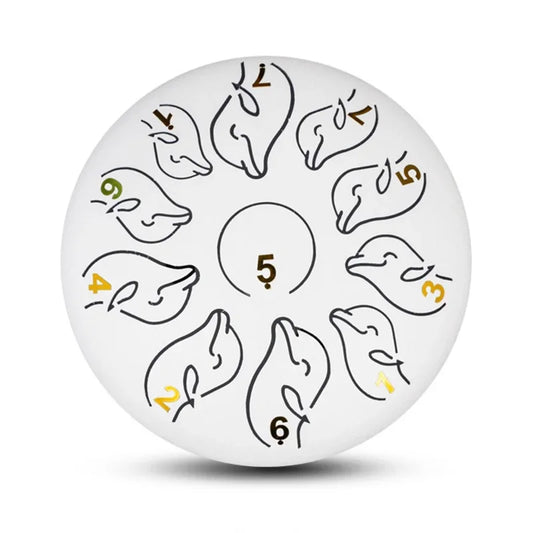 Steel Tongue Drum 6 Inch 11 Tone Handpan Ethereal Drum Portable Mini Music Drums Children Musical Instruments Yoga Meditation