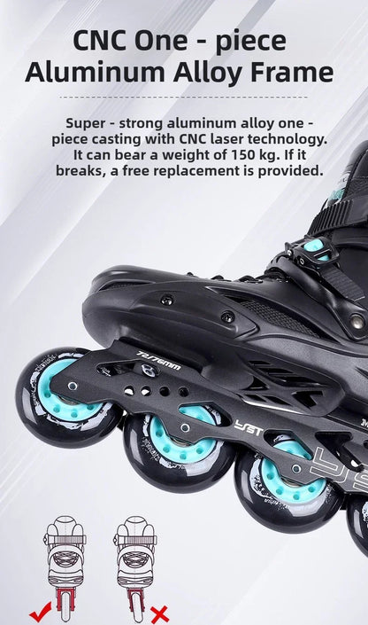 Original Freestyle Professional Slalom Inline Skates Adult Roller Skates