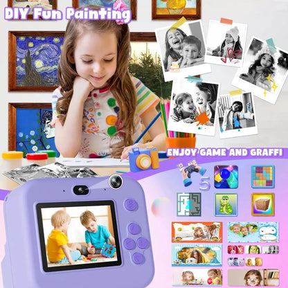 Educational Thermal Instant Print 1080P  Camera With 32G Card
