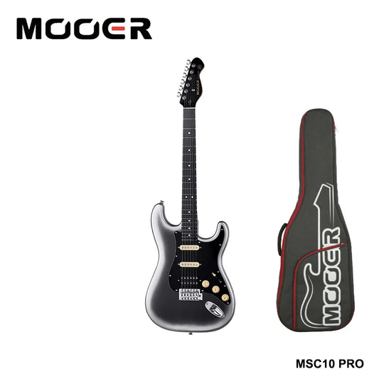MOOER MSC10 Pro Electric Guitar for Beginners Including Guitar Bag
