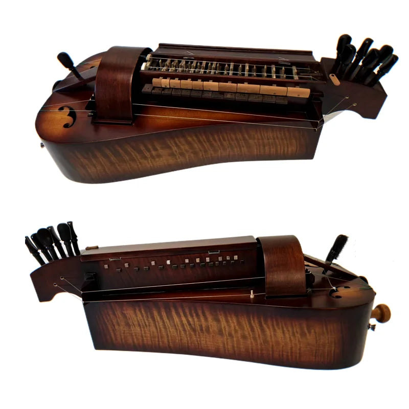 6 strings 24 keys Maple wood back Hurdy Gurdy - 6 Different Color