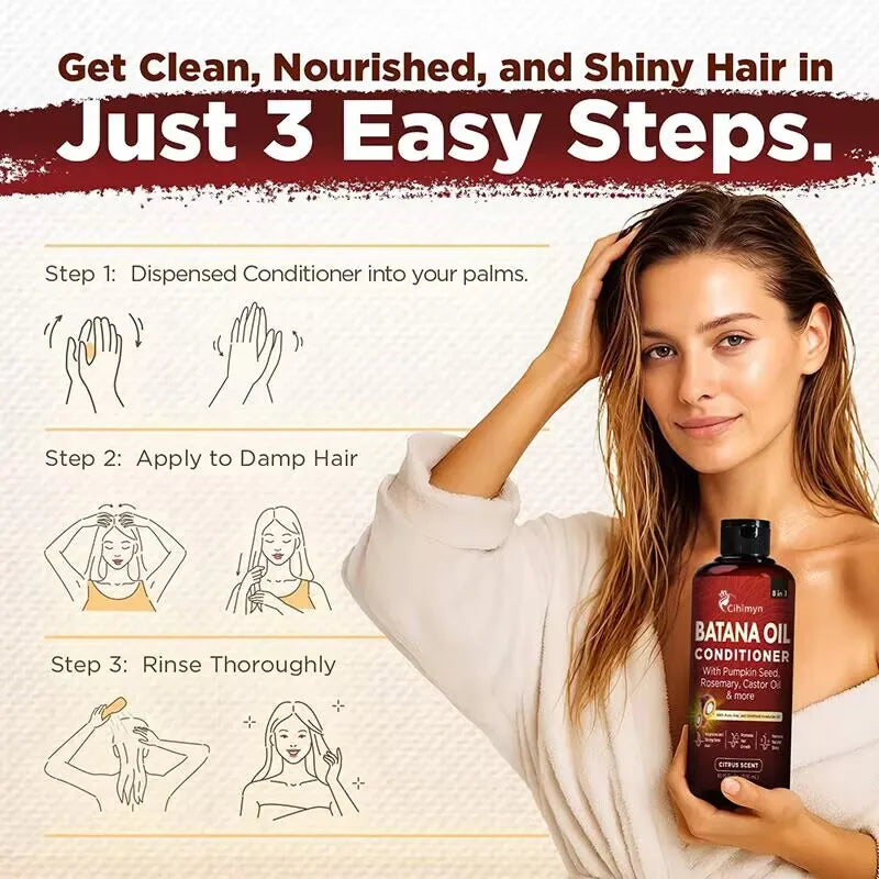 Batana  Thick Foam Shampoo and Conditioner - Fresh Fragrance