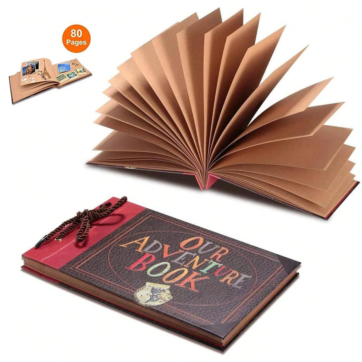 Our Adventure Book Scrapbook - 80 pages