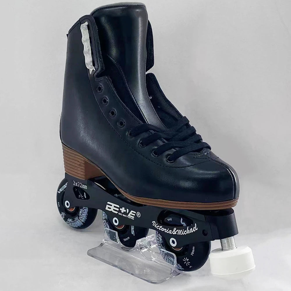 Professional Unisex 3 wheels Inline Figure Skates