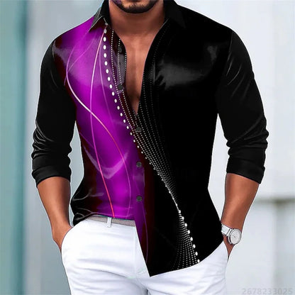 Men's Shirts Luxury Slim Fit Comfortable Fabric Tops XS-6XL