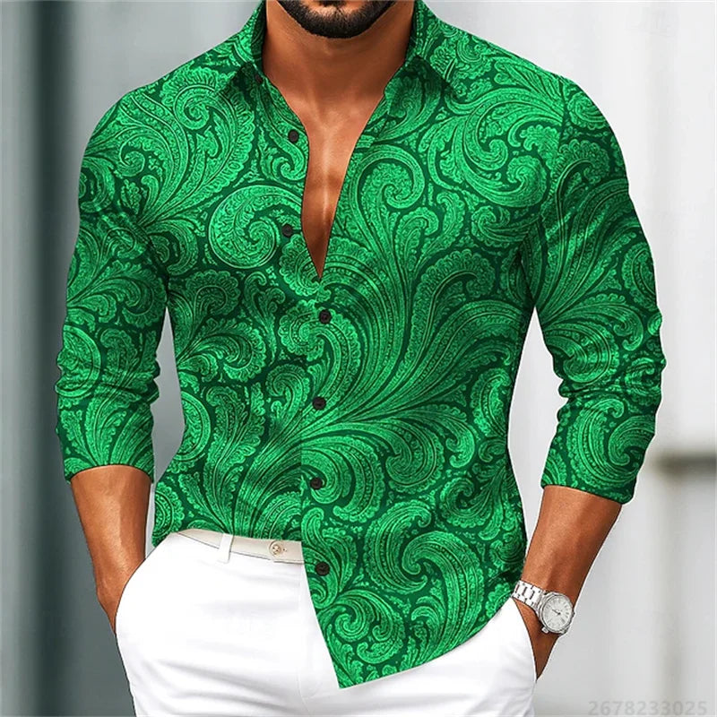 Men's Shirts Luxury Slim Fit Comfortable Fabric Tops XS-6XL