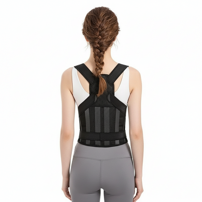 Unisex Adjustable Upper Back Posture Corrector with Orthopedic Straps