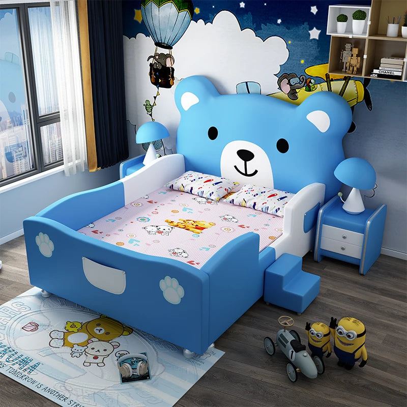 Creative Cartoon Bear Children's Bed