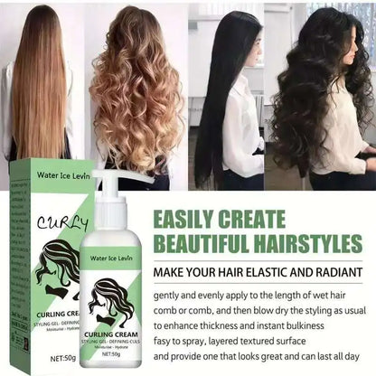 Moisturizing Curling Cream  for All Hair Types
