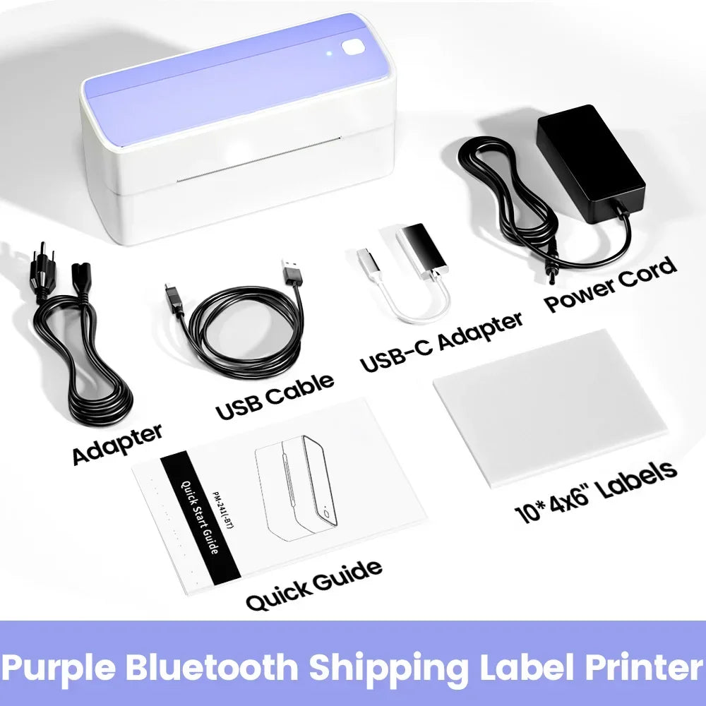 Wireless Small 4x6 Shipping Label Printer | Bluetooth