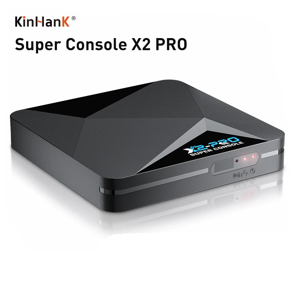 X2 Pro Game Box | Retro Video Game Console - 60000 Video Games for ARCADE/MAME/DC/SS with Gamepad