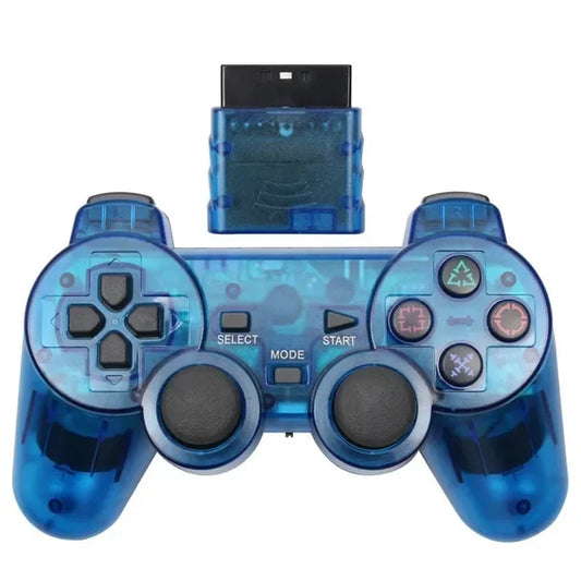 Wireless Controller For PS2/PS1 Gamepad Dual Vibration Shock For Sony Playstation