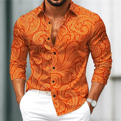 Men's Shirts Luxury Slim Fit Comfortable Fabric Tops XS-6XL