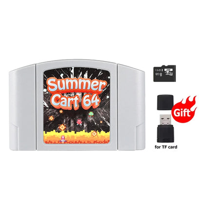 Retro SummerCart64 700+ in 1 Game Cartridge for Nintendo 64| N64 Video Game Console 8GB card