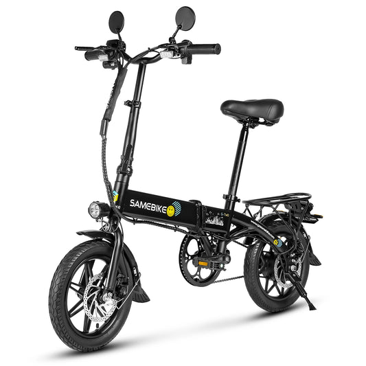 Samebike YINYU14 14" Foldable Electric Bike for Adults | 36V 7.8Ah Lithium Battery