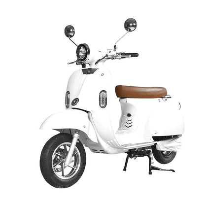 Vintage Electric Scooter Bike – 1200W High Speed Adult Electric Moped with 60V Battery for City Commuting