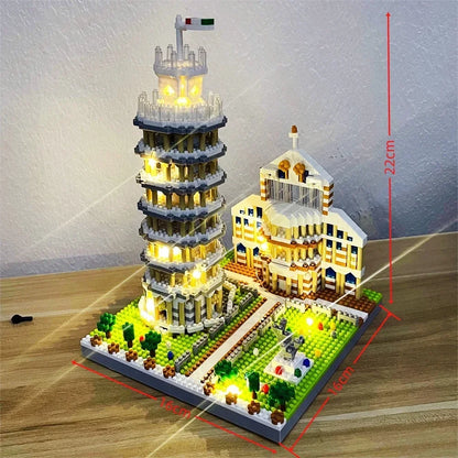 Micro Mini Building Blocks | KNEW BUILT LED Illuminated Exquisite Towers