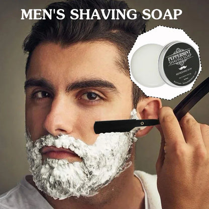 Men's Organic Foam Shaving Soap Bar