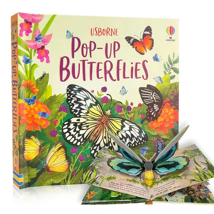 Kids 3D Pop Up Flap Picture Montessori Reading Book -  Enlighten Learning